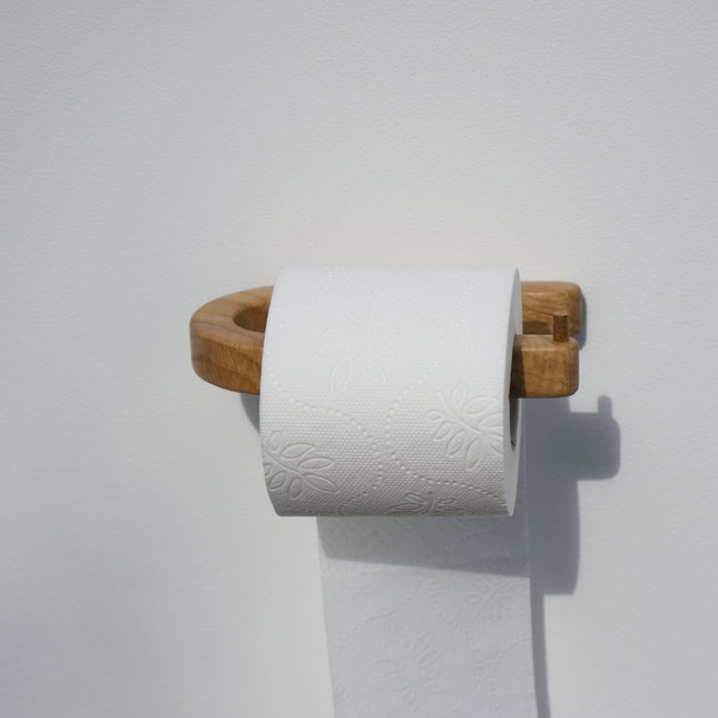 Toilettenpapierhalter aus Holz