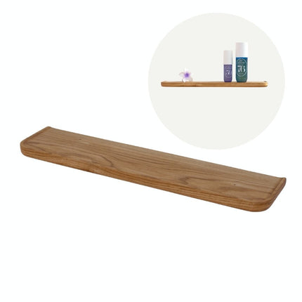 Minimalistisches Wandregal aus Massivholz