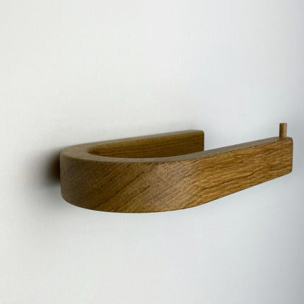Minimalist wooden toilet paper holder, aesthetic toilet paper holder, wall mounted toilet paper holder, modern toilet paper display
