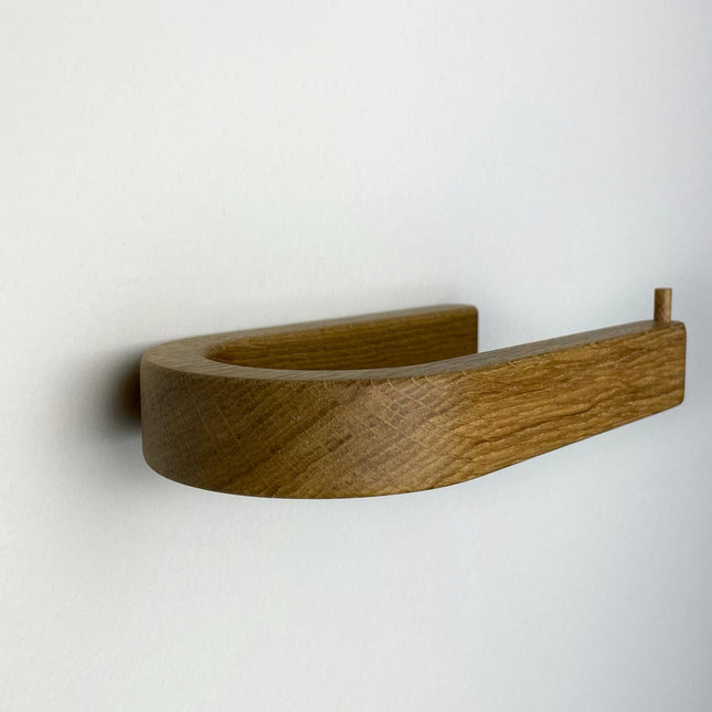 Minimalist wooden toilet paper holder, aesthetic toilet paper holder, wall mounted toilet paper holder, modern toilet paper display