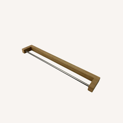 Minimalist Wooden Towel Holder, Long Bath Towel Rack, Handmade Functional Bathroom Rack in Scandinavian style, New Home Gift,