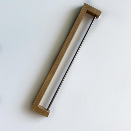 Minimalist Wooden Towel Holder, Long Bath Towel Rack, Handmade Functional Bathroom Rack in Scandinavian style, New Home Gift,