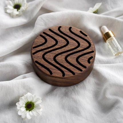 Rustic Wooden Oil Diffuser, Natural Home Fragrance Gift, Essential Oil Container,  Unique Minimalist Wooden Diffusers, Natural Home Scents, walnut oil diffuser