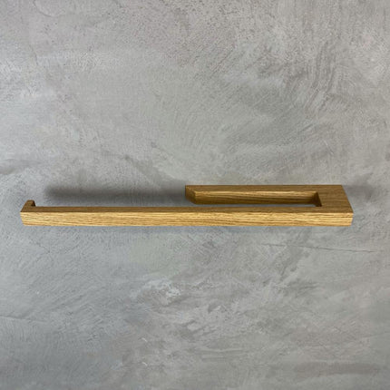 Minimalist Wooden Towel Holder, Oak Long Bath Towel Rack, Handmade Functional Bathroom Rack in Scandinavian style, New Home Gift,
