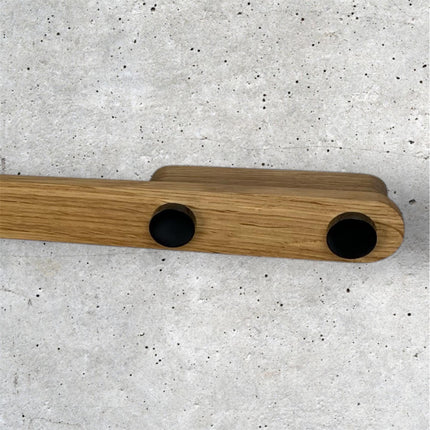 Modern Wooden Towel Holder, Long Bath Towel Rack, Handmade Functional Bathroom Rack in Scandinavian style, New Home Gift,