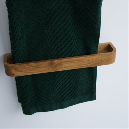 Design-håndklædestativ i egetræ – moderne form