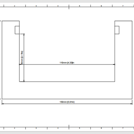 Porte-papier toilette minimaliste en noyer américain