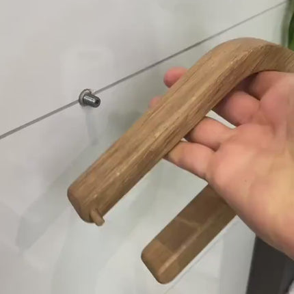 Minimalist wooden toilet paper holder, aesthetic toilet paper holder, wall mounted toilet paper holder, modern toilet paper display