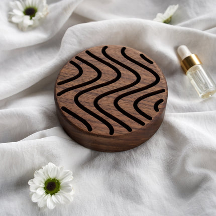 Diffuseur d'huiles essentielles en bois naturel
